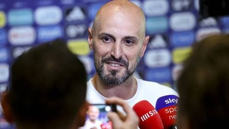 Gut gelaunt vor dem Viertelfinale: Antonio Di Salvo