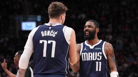 Luka Doncic und Kyrie Irving harmonieren auf dem Feld bestens