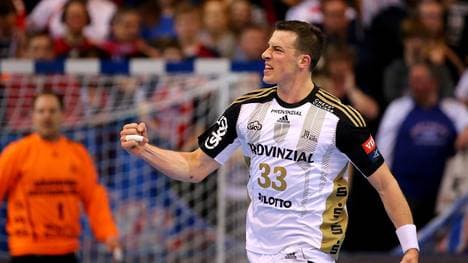 Dominik Klein vom THW Kiel in Aktion