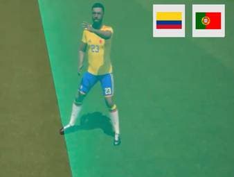 Portugal und Kolumbien trennen sich remis. In einem möglichen Achtelfinale könnten sich nun Portugal und Spanien gegenüberstehen.