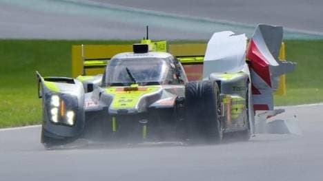 In Spa war es nicht die Technik, sondern ein Unfall, der ByKolles stoppte