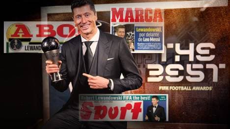 Robert Lewandowski ist bei den The Best FIFA Football Awards als Weltfußballer geehrt worden