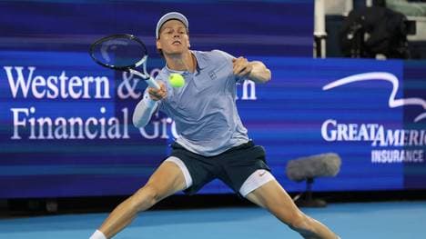 Jannik Sinner musste mit einigen Widrigkeiten kämpfen