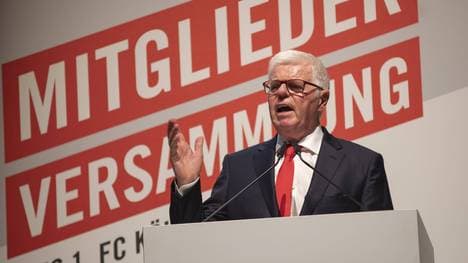 Kölns Präsident Werner Spinner richtete klare Worte an die Ultras