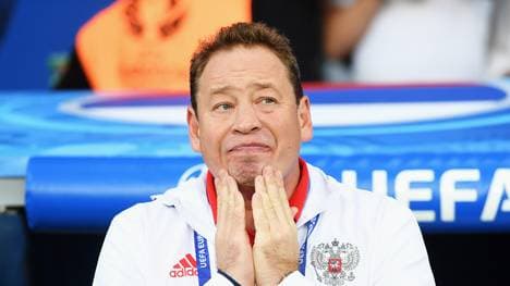 Leonid Sluzki kassierte mit Russland zum Abschluss eine 0:3-Pleite gegen Wales