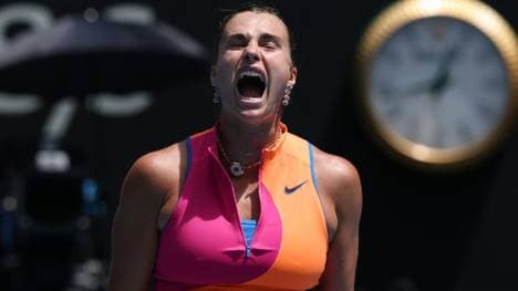 Aryna Sabalenka musste alles geben