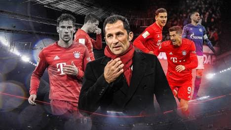 Bayerns Sportdirektor Hasan Salihamidzic (M.) wünscht sich Münchner Konstanz auf hohem Niveau 
