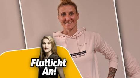 Ex-Nationalspielerin Anja Mittag ist zu Gast bei "Flutlicht an!" mit Autorin Mara Pfeiffer