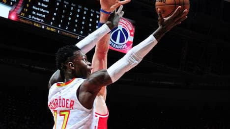 Dennis Schröder kam bei der Niederlage seiner Hawks gegen Wizards nur auf neun Punkte
