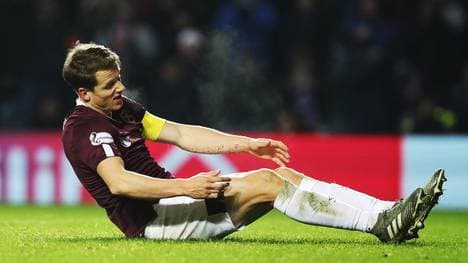 Christophe Berra und sein Klub Heart of Midlothian müssen in die 2. Liga