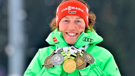 Die Karriere von Laura Dahlmeier in Bildern