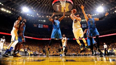 Steph Curry verwandelte beim Showdown 13 seiner 24 Würfe aus dem Feld