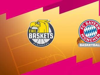 EWE Baskets Oldenburg - FC Bayern München: Highlights | BBL Pokal