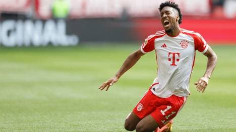 Kingsley Coman verletzte sich gegen Köln
