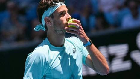 Lorenzo Musetti bei den Australian Open