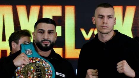 Kabayel (l.) und Knyba treffen am Samstag aufeinander