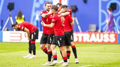 Georgien holt seinen ersten Punkt bei einer Europameisterschaft jemals