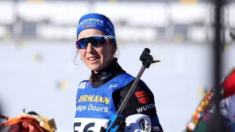 Franziska Preuß ist aktuell Deutschlands beste Biathletin