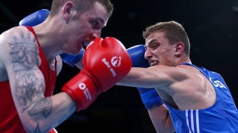 Kastriot Sopa (r.) hat Bronze sicher