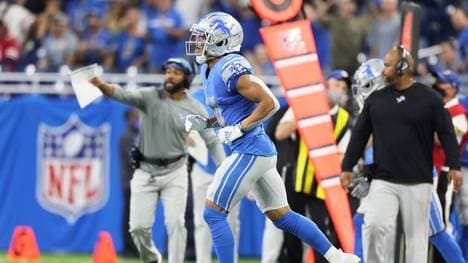 Amon-Ra St. Brown fing gegen Chicago sechs Pässe