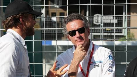 Alejandro Agag (r.) ist Boss der Elektro-Rennserie Formel E
