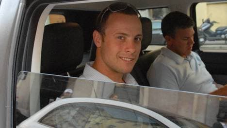 Oscar Pistorius bei seiner Entlassung im Januar 2024