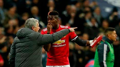 Jose Mourinho scheint mit Paul Pogba nicht mehr glücklich werden