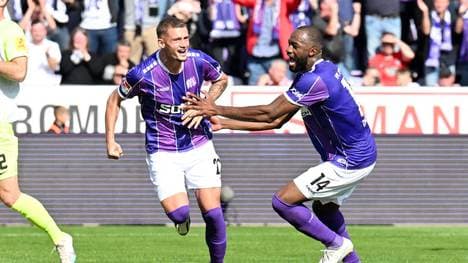 Michael Cuisance (l.) blüht beim VfL Osnabrück auf