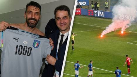 Das 1000. Spiel von Gianluigi Buffon wurde von Pyro-Werfern gestört