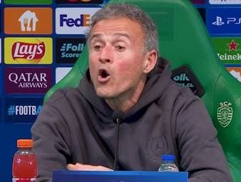 Luis Enrique ist nach der Niederlage von Paris Saint-Germain bei Sporting Lissabon frustriert. Seiner Meinung nach hatte PSG das nicht verdient - was er mit deutlichen Worten zum Ausdruck bringt.