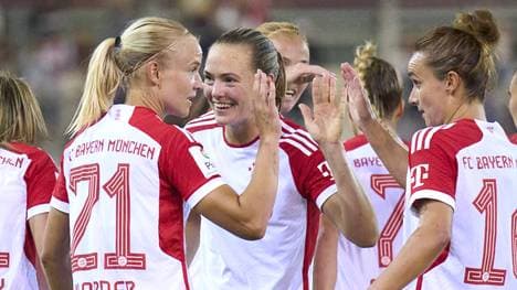 Pernille Harder und Magdalena Eriksson spielen seit dem Sommer für Bayern