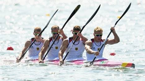 Max Rendschmidt, Tom Liebscher, Maxx Hoff und Marcus Groß sicherten sich Gold