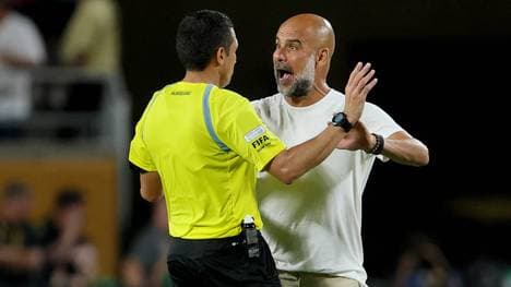 Pep Guardiola war nach der Pleite außer sich