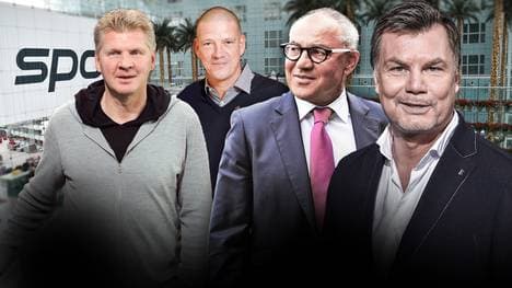 Am Sonntag im Doppelpass bei Moderator Thomas Helmer zu Gast: Christian Ziege, Felix Magath und SPORT1-Experte Stefan Effenberg