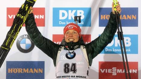 Laura Dahlmeier will im Massenstart von Nove Mesto ihren ersten Saisonsieg