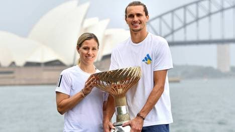 Auch gemeinsam erfolgreich: Zverev und Kerber