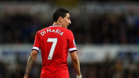 Angel Di Maria im Trikot von Manchester United
