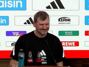 Mit dem FC Bayern hat  Union Berlin eine besonders schwere Aufgabe vor der Brust. Trainer Steffen Baumgart zeigt sich humorvoll. Besonders wegen einer speziellen Statistik.