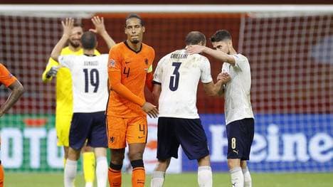 Italien feiert einen 1:0-Sieg in Amsterdam