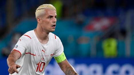 Granit Xhaka darf mit der Schweiz aufs EM-Achtelfinale hoffen