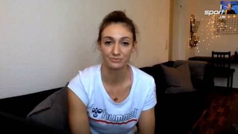 Lena Stigrot spielt für den Dresdner SC