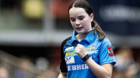 Nina Skerbinz begeisterte ihre Landsleute bei der Tischtennis-EM