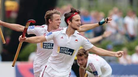 Marco Miltkau (r.) war gegen den UHC Hamburg drei Mal erfolgreich