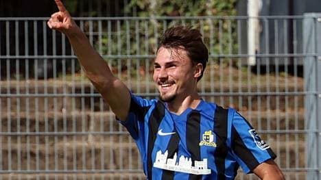 Mateo Biondic jubelt für Eintracht Trier