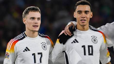 Florian Wirtz (li.) und Jamal Musiala im DFB-Dress