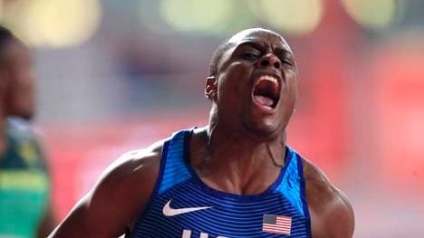 Christian Coleman wurde 2019 Weltmeister über 100 Meter