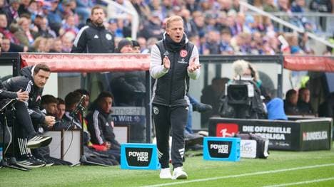 Düsseldorfs Trainer Markus Anfang