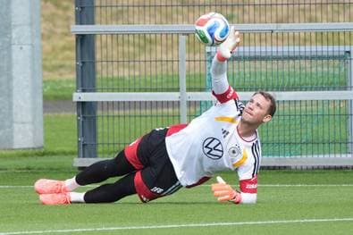 Nur einer fehlt im Teamtraining