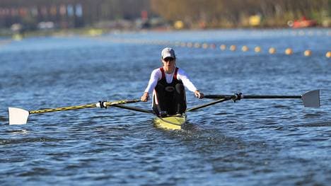 Die Ruderin Carina Bär wurde 2015 Vize-Weltmeisterin im Doppelvierer