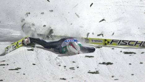 Simon Ammann Bischofshofen Sturz